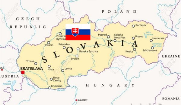 Vị trí địa lý Slovakia